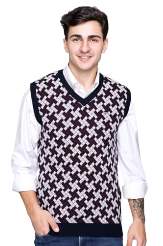 Image of GODFREY Half Sweater for Man Winter Pullover - Sleeveless Men Sweaters