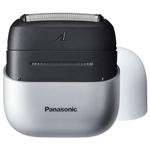 Panasonic Compact Shaver for Men and Women, On-The-Go Travel Razor with 3-Blade Cutting System and USB-C Charging, Wet/Dry – ES-CM3A-W