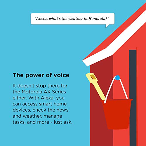 Motorola Ax Dect 6.0 Accessory Cordless Handset For Motorola Ax Series Of Smart Cordless Phone And Answering Machines With Alexa Built-In #TOP2