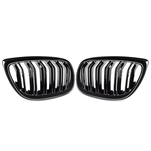 Calandre Noire Brillante Double Lamelle pour BMW Série 3 E92