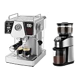 Homtone Espresso Machine and Coffee Grinder Bundle