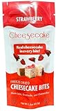 Cheesecake Culture Freeze-Dried Cheesecake Bites - Strawberry Flavor, Crunchy Bite-Sized Snacks, Rich & Tart Goodies - 15 Pieces Per Bag, 1.5oz (1 Pack)
