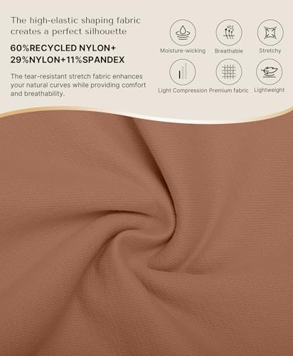 Image of SHAPELLX Tummy Control Shapewear for Women High Waisted Body Shaper Shorts Thigh Slimming Underwear