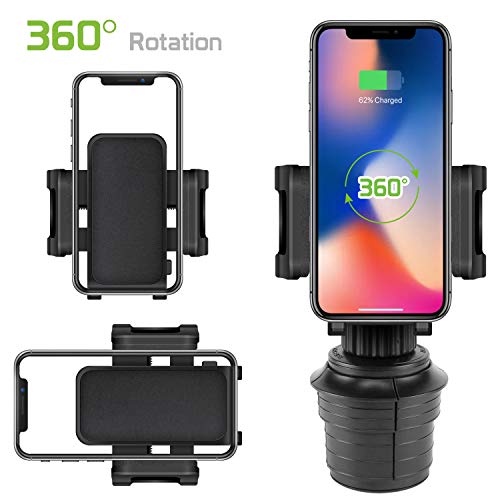 Cellet Car Phone Mount Holder, Car Cup Holder Phone Mount, Compatible With Apple Iphone 14 Pro Max Plus 13 12 Samsung Galaxy Z Flip Z Fold Motorola Moto Google Pixel (Fits For Tesla Model 3 Y S X) #TOP5