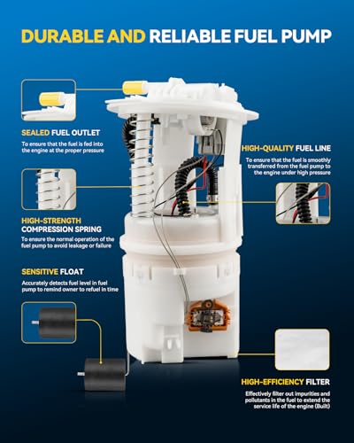 Image of PHILTOP Electric Fuel Pump Assembly FG0928 Fit for Chrysler PT Cruiser