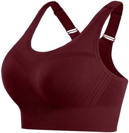 Litherday Sport BH Damen Push Up Sports Bra Starker Halt Sport BH Ohne Buegel mit Abnehmbar Gepolstert für Fitness Jogging Yoga