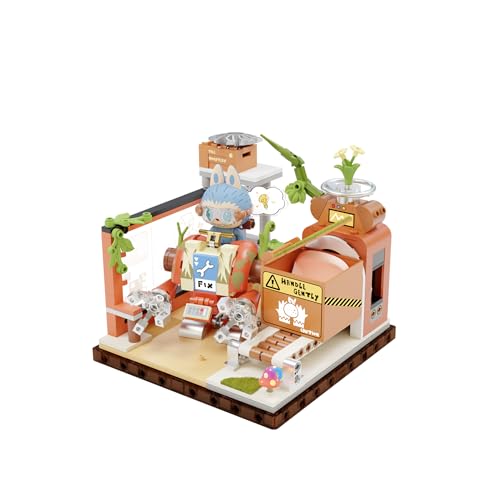 Image of POP MART THE Monsters Forest Secret Base Series Blocks - Click-Fix Lab, Labubu Building Toy Set, Interactive Building Toy for Kids, Boys, and Girls