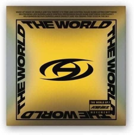 ATEEZ THE WORLD EP.1 : MOVEMENT Album DIARY Version 1p Folding Lyrics Poster On Pack+72p Photobooklet+1ea Sticker+1p ID Card+1p PhotoCard+Tracking Sealed