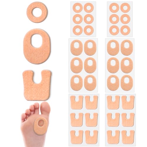 Sibba Feet Bunion Pads Blister Bandages Metatarsal Corn Toes Plantar Wart Foot Balls Of Toe Cushions Care Pain Blisters Wear With Shoes Ball Bottom Relief Patch Pad