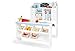 Produktbild PINOLINO Kaufladen Alma, Spielküche aus Holz, mit Kinderküchenzubehör Maltafel, standfeste Kinderküche, Kinder Kaufmannsladen, Spielzeug ab 3 Jahre, Maße B 100 x T 92 x H 119 cm, weiß/hellblau