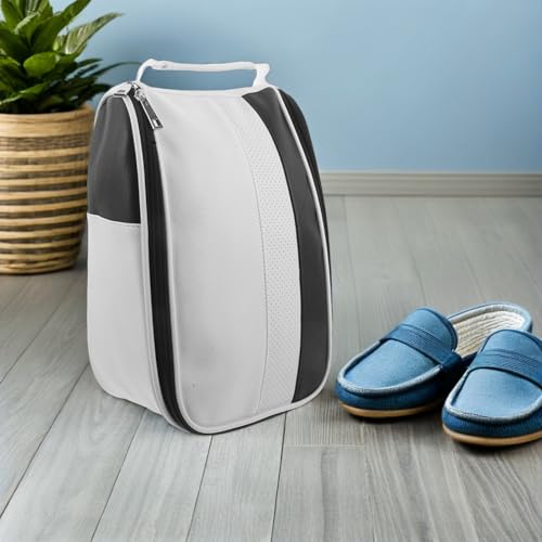 Housse de chaussures de golf imperméable à fermeture éclair et aération active - 7