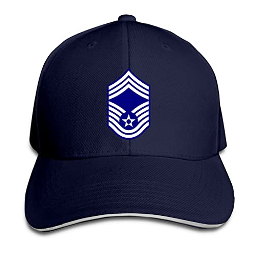 chief master sergeant cap - Air Force Chief Master Sergeant E9a CMSGT Unisex Baseball Caps Sandwich Caps Dad Hat