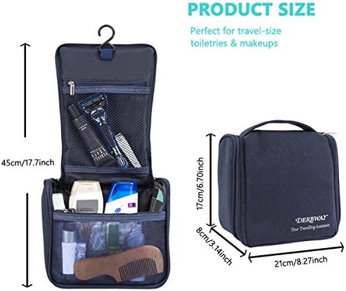 Beauty Case Da Viaggio Impermeabile | Borsa Toilette Appendibile Con Scomparti Multipli - Foto 6