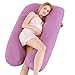 Poduszka ciążowa poduszka do karmienia noworodka, poduszka do karmienia piersią w talii i biodrach łagodzi ból jako prezent dla przyszłej matki, poduszka ciążowa do karmienia piersią i karmienia butelką, fioletowa