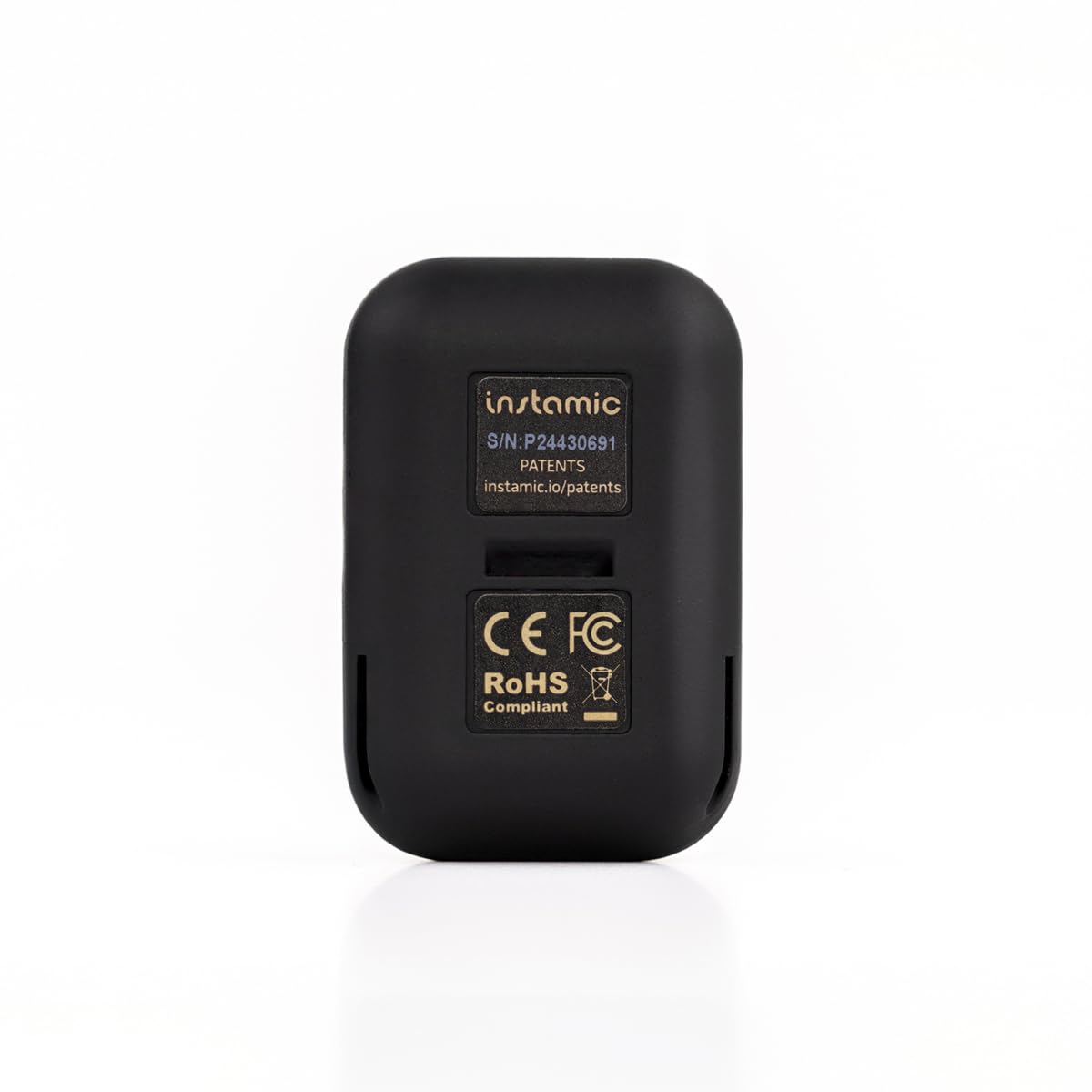 Zoom - INSTAMIC PRO PLUS C STEREO, Microphone Bluetooth compact, enregistreur en 32 bits float, Bluetooth, 6 micros, timecode, pour iOS, Android, macOS, Windows, Blackmagic, Atomos, Insta360, GoPro