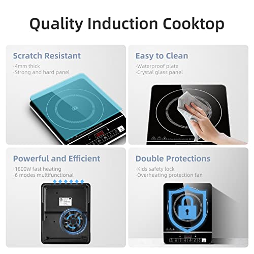 Portable-Induction-Cooktop-Countertop-Burner-Induction-Hot-Plate-Electric-Induction-cooker-1800W-with-6-Modes-10-Power-LevelsKids-Safety-LockTimerLED-Sensor-Touch