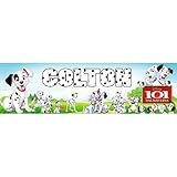 101 Dalmatians - 8.5'x30' Personalized Name Poster, Customize With Your Child's Name, Birthday Party Banner