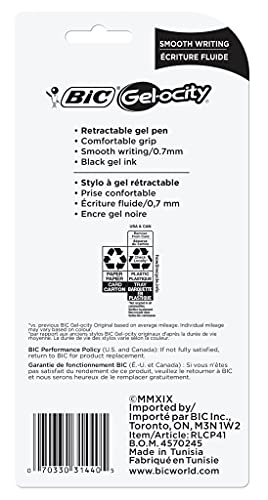Bolígrafo gel retráctil BIC Gelocity Original x8 miniatura 2