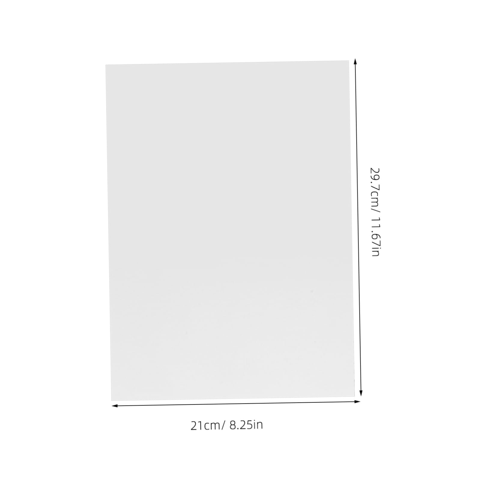 OSALADI Carta Spessa Bianca Formato A4, 90 Fogli in Cartoncino Resistente, Stampabile e Multifunzione per Stampa, Disegno e Casa