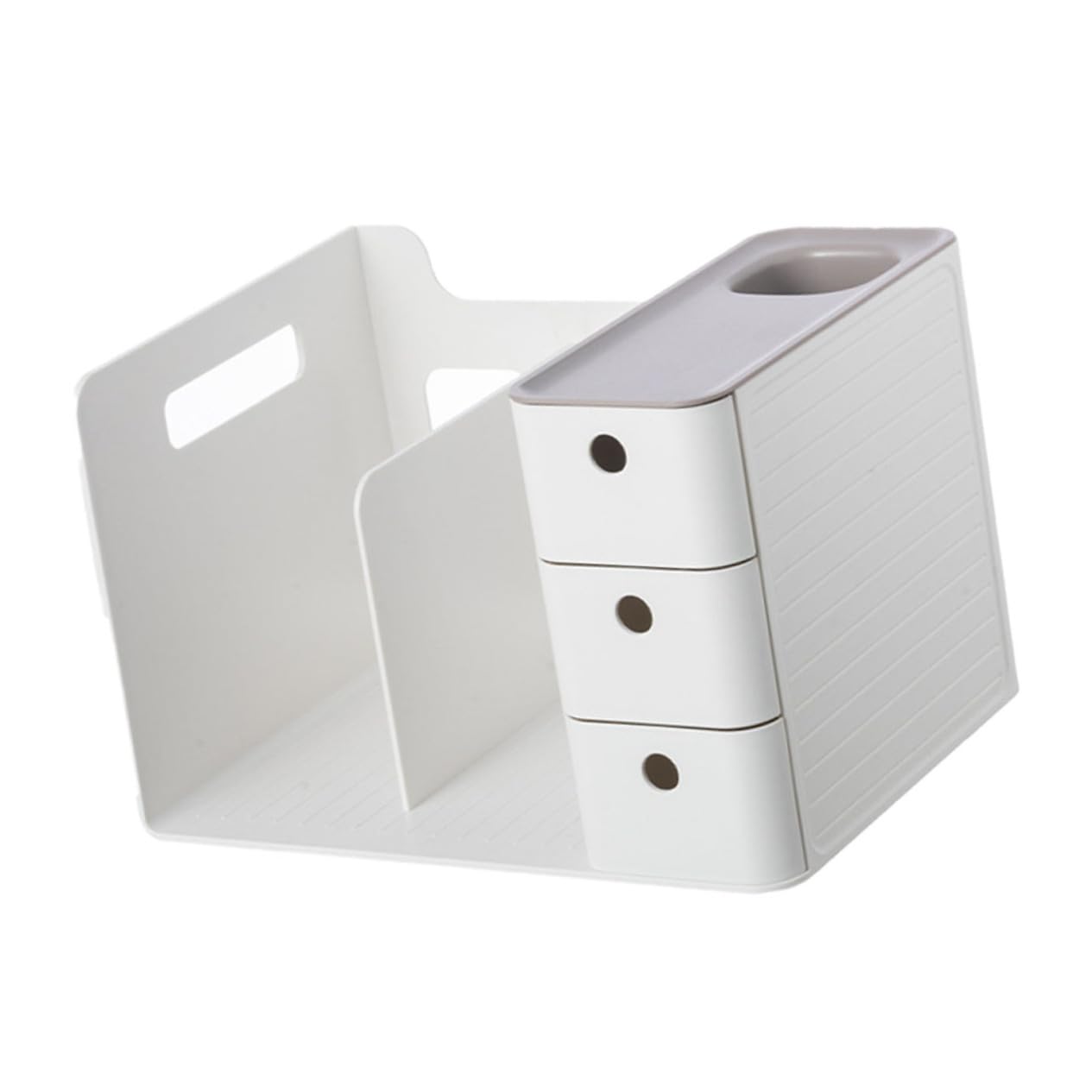 MAGICLULU Caja De Almacenamiento De Papelería Para Oficina Organizador De Escritorio Sencillo Hogar Para Organizar Suministros De Oficina y Papelería El Escritorio