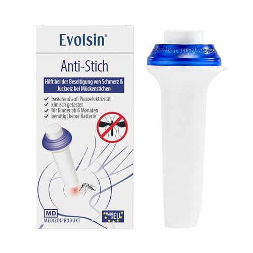 Evolsin® Anti Stich zur Behandlung von Insektenstichen OHNE Chemie & Hitze I elektrischer...