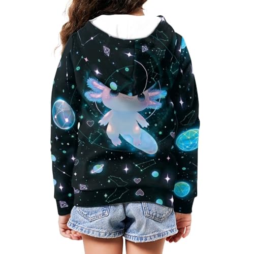 Sweatshirt Hoodies 6-16 Years Full Zip up Hooded Jackets with Pockets Warm Fall Winter Clothes School Outfits2