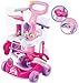 Quickdraw Chariot de nettoyage pour enfant Rose