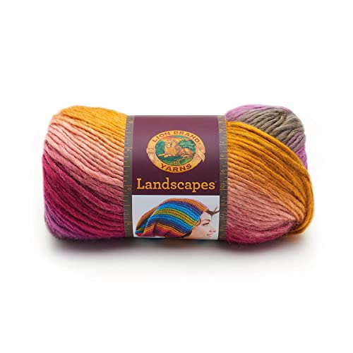 Image of Lion Brand Yarn 545-211 Landscapes Yarn, Coral Reef