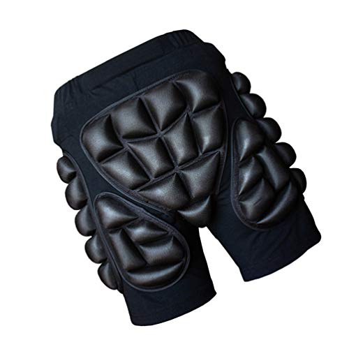 Bermuda de proteção de quadril de 2,5 cm da Besportble, short de proteção no gelo, esqui, snowboard