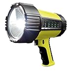 Wagan EL2484 Brite Nite 2 Million LED Spotlight LED Lantern Rechargeable Battery Water Proof, Silver