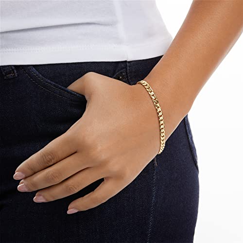 Amazon Essentials Sterling Curb Chain Bracelet2