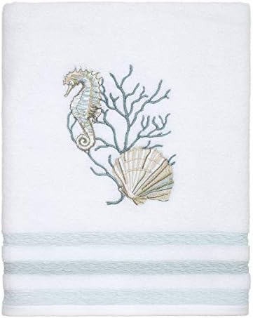 Avanti Linens - Bath Towel, Soft & Absorbent Cotton Towel (Coastal Terrazo) 50.00" x 27.00"