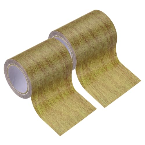 PATIKIL Wood Grain Tape 3.15" x15Ft Self-Adhesive Wood Texture Repair 2Pcs