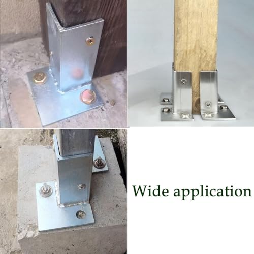 Base para poste de cubierta contra oscilaciones y humedad 8