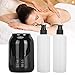 Massage Oil Warmer Bottle Professional Electric Lotion Digital Heater for SPA, LED Automatic Oil Warmer Heated Oil Lotion Cream with Two Oil Bottle for Salon, Barber Shops, Home
