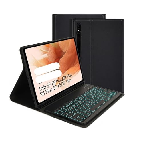 Étui clavier détachable Samsung Tab S9 FE Plus protège des chocs et simplifie la saisie