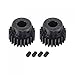 uxcell 1Mod 23T Pinion Gear 8mm Bore Hardened Steel Motor Rack Spur Gear with Step for RC Car Truck Buggy Gear Drive, 2 Set