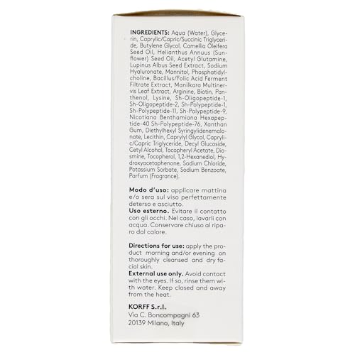 Korff Derma Filling B8-B5 serum do twarzy, regeneruje skórę i redukuje zmarszczki, do skóry dojrzałej, formuła przeciwstarzeniowa z witaminami B8 i B5, opakowanie 30 ml