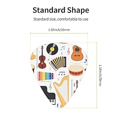 Lot de 12 médiators colorés pour guitare basse électrique et acoustique - Les Beatles, Paul McCartney, John Lennon, RIngo Starr, George Harrison Lot de 12 médiators colorés pour guitare basse électrique et acoustique – Image 4