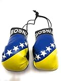 Red Hat Ent Hanging Car Mirror Mini Boxing Gloves (Bosnia)