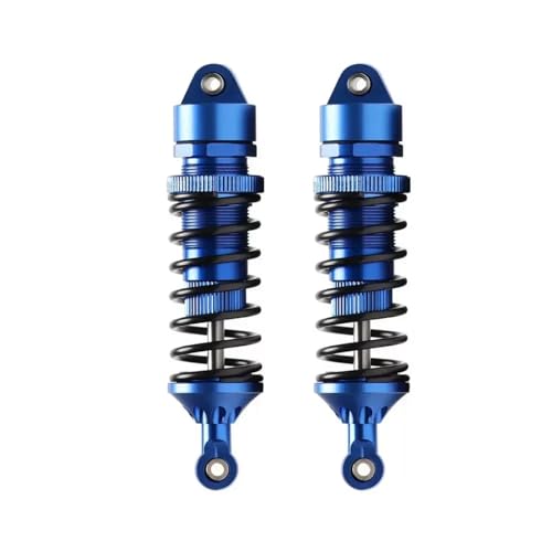 Amortisseurs Traxxas Revo 3.3 et E-Revo 2.0 en métal 4mm bleu pour châssis RC Crawler 1/10