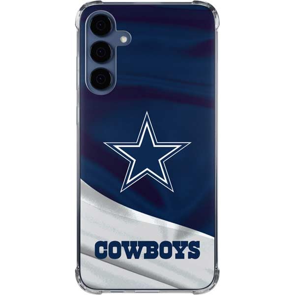 Skinit Clear Phone Case Compatible with Galaxy A35 5G - Officially Licensed NFL Dallas Cowboys Design