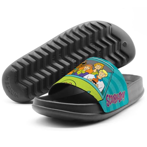 Popfunk Scooby-Doo Mystery Machine Unisex Adult Slides Adjustable Flip Flop Sandals Officially Licensed Hypd Slydr Switch™4