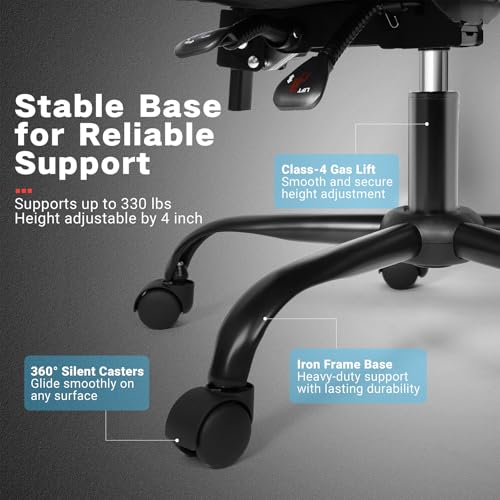 Image of Gaming Chair, Ergonomic Computer Chair with Footrest and Lumbar Support, Height Adjustable Office Chair with 360 Swivel Seat and Headrest (White)