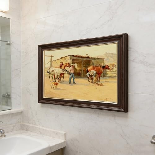 Shoeing The String impression sur toile Charlie Dye une œuvre nostalgique pour s'évader - 5