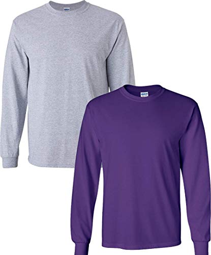 Image of Gildan Men's Ultra Cotton Long Sleeve T-shirt, Style G2400