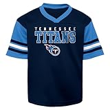 Outerstuff NFL Tennessee Titans Youth Boys Knit Top Jersey T-Shirt with Team Logo, Medium (10-12)