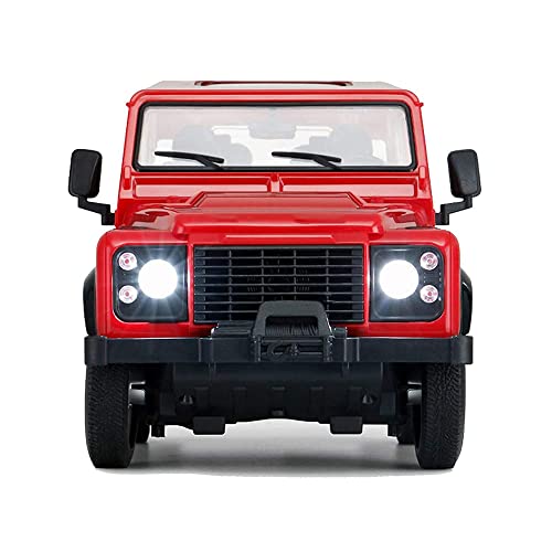 Image of DEUSON ECOM 1:32 Defender Toy Car Die Cast Metal Toy Car Model Car Light Sound Pull Back, Red