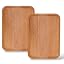 Wood Rectangular 10x7inch 2 Pack