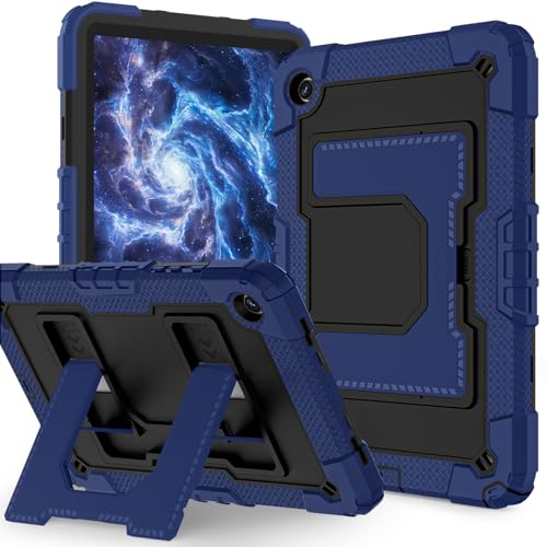 Protection antichoc Samsung Tab A11 Plus 2025 robuste coque SM-X230 bandoulière bleu